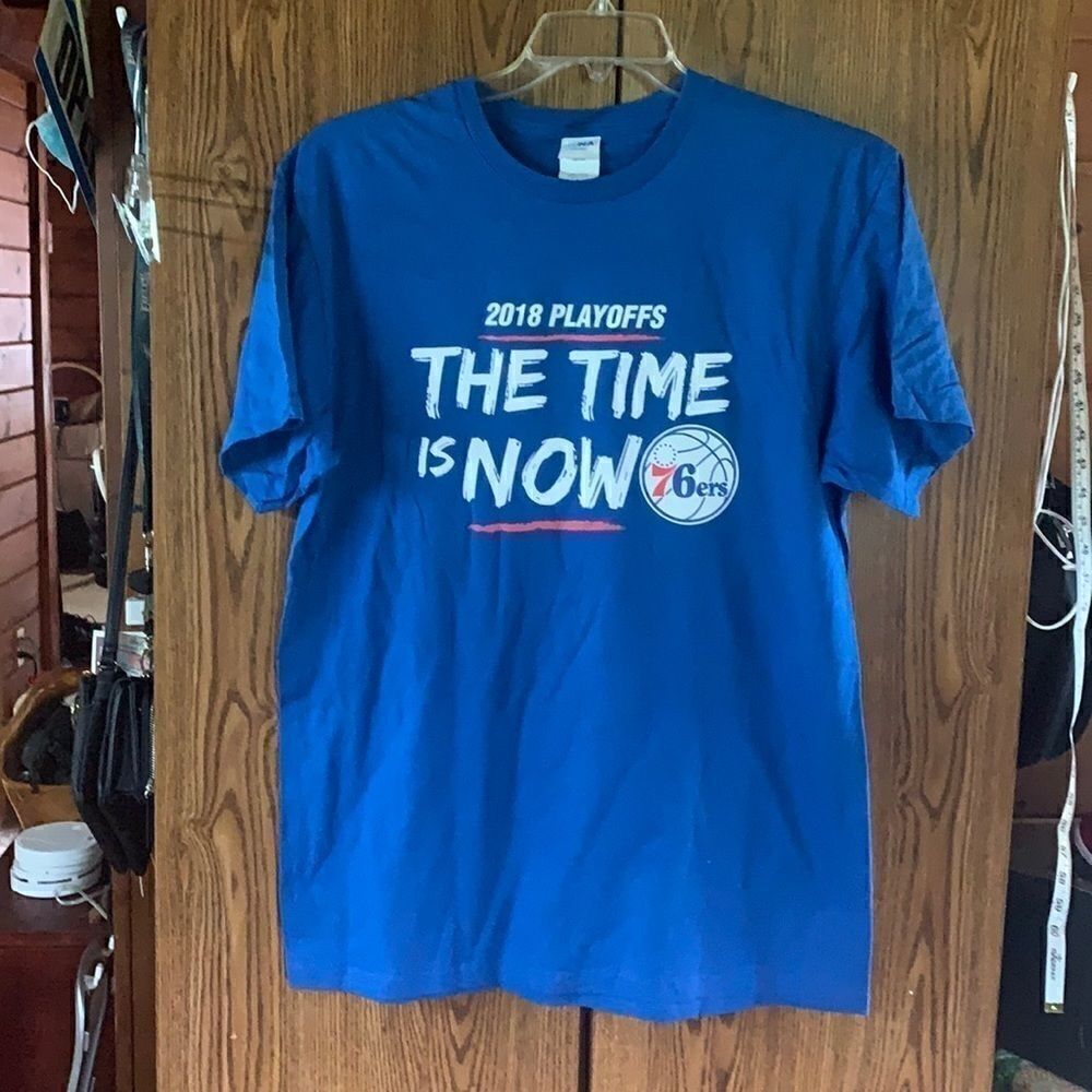 🔥5/20 🔥 76ers T-Shirt Sz L NWOT
